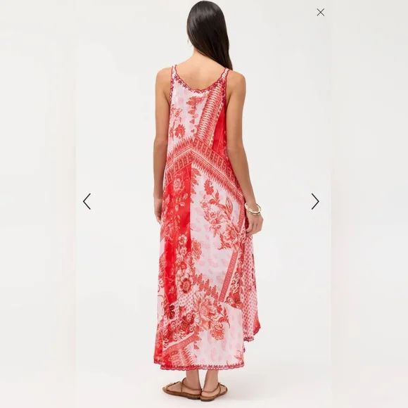 Johnny Was DORNAZ DRESS Silk Maxi Dress - Picture 2 of 5